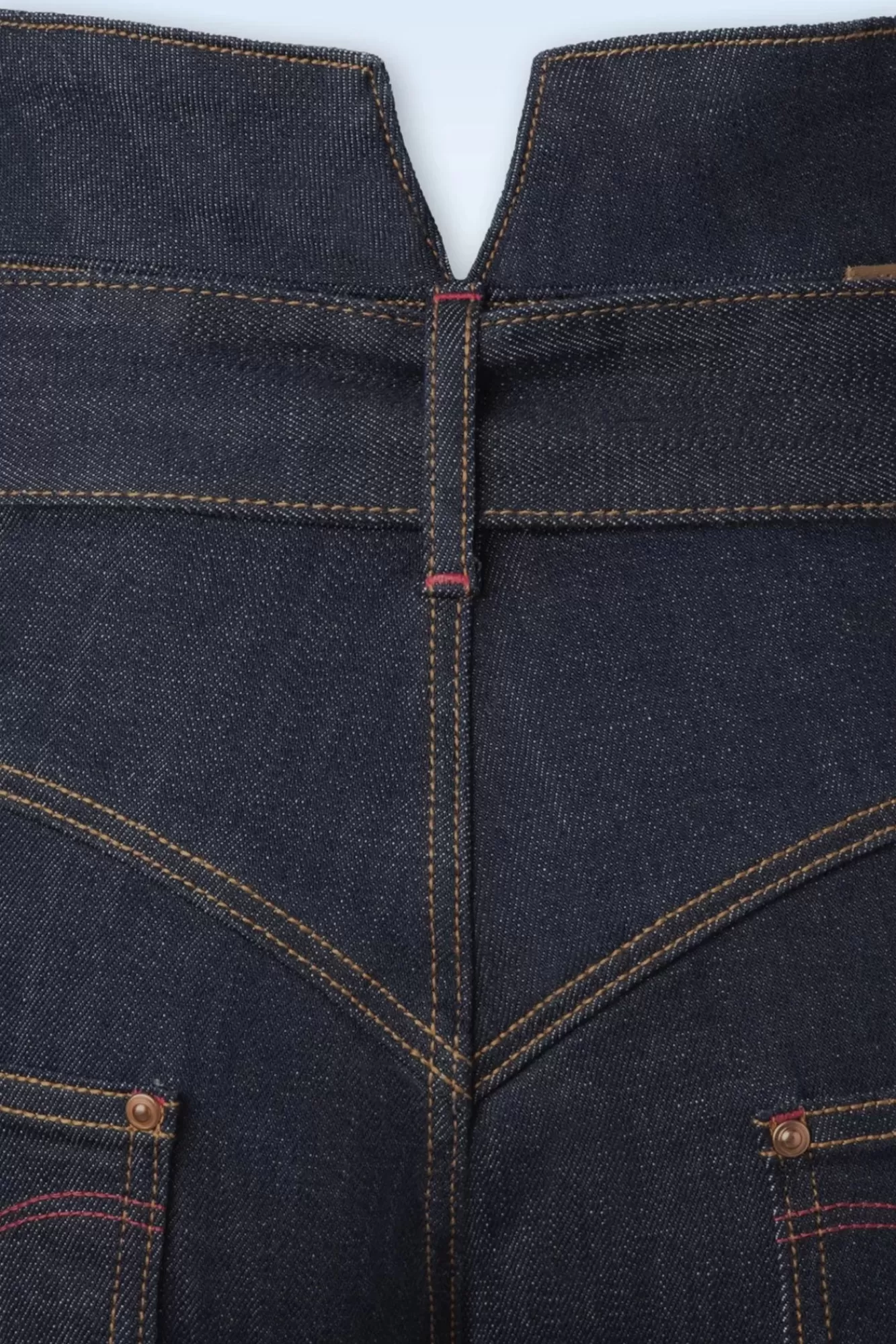 Rock-a-Booty Babe Skinny Jeans Met Hoge Taille In Donkerblauw | Vrouwen Broeken