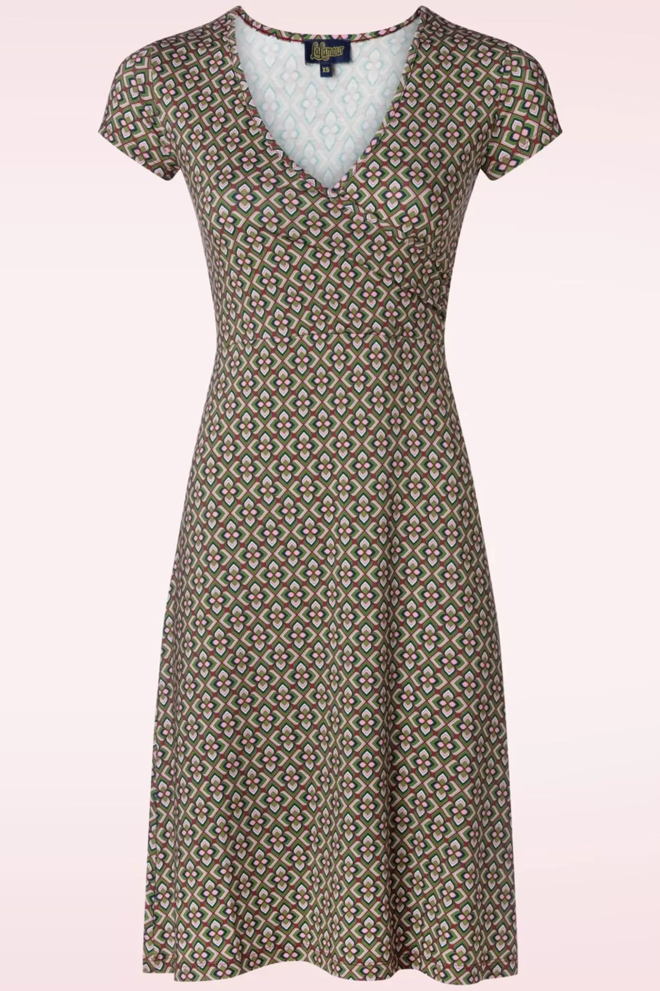 LaLamour Chrissy Cross Jurk In Portugal Roze | Vrouwen Plus Size Jurken