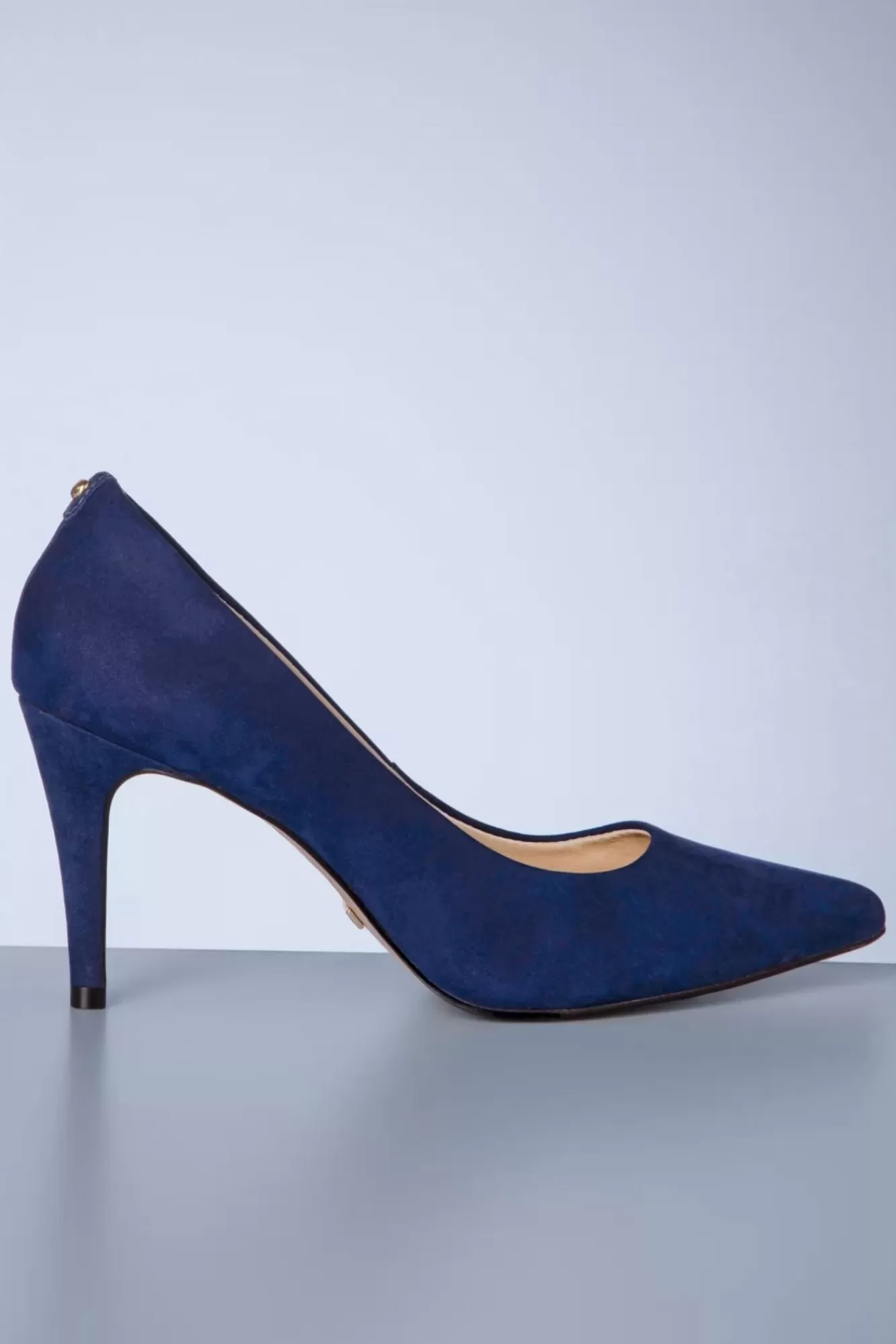 Parodi Shoes Claire Stiletto Pumps Van Nubuck In Navy | Vrouwen Pumps
