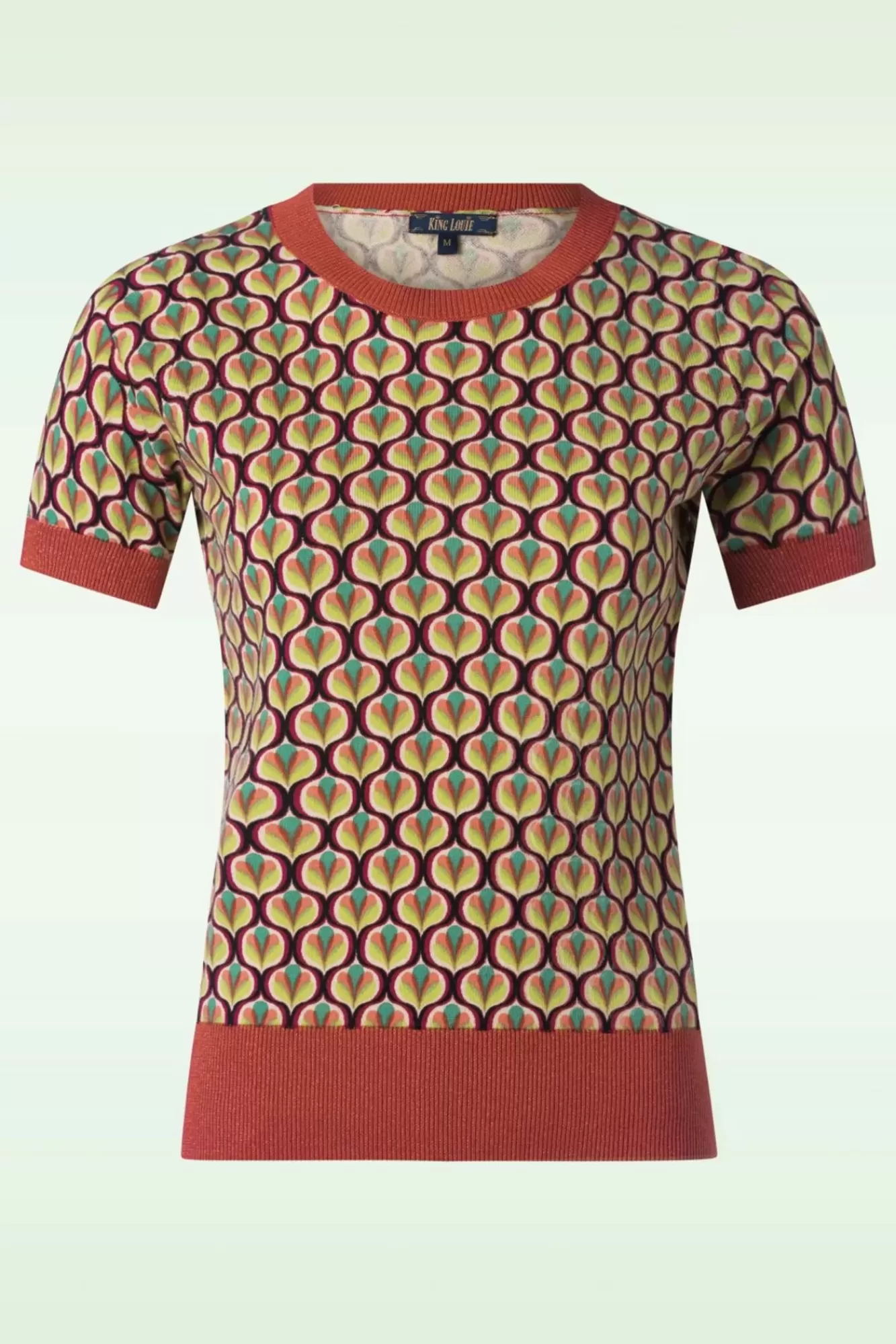 King Louie Gigi Indy Top In Delphinium Groen | Vrouwen Truitjes