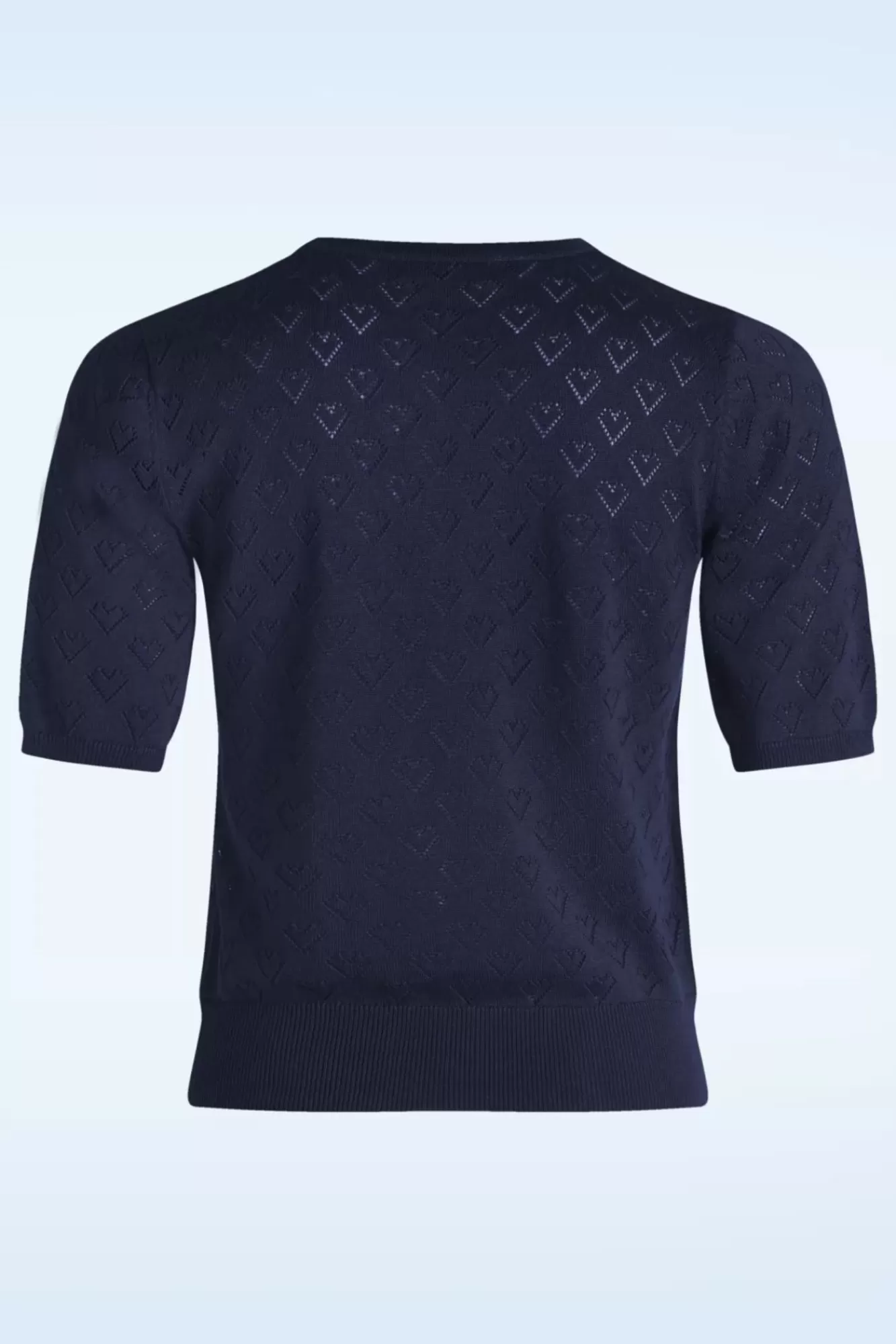 Banned Retro Heart Blooms Cardigan In Marineblauw | Vrouwen Vestjes