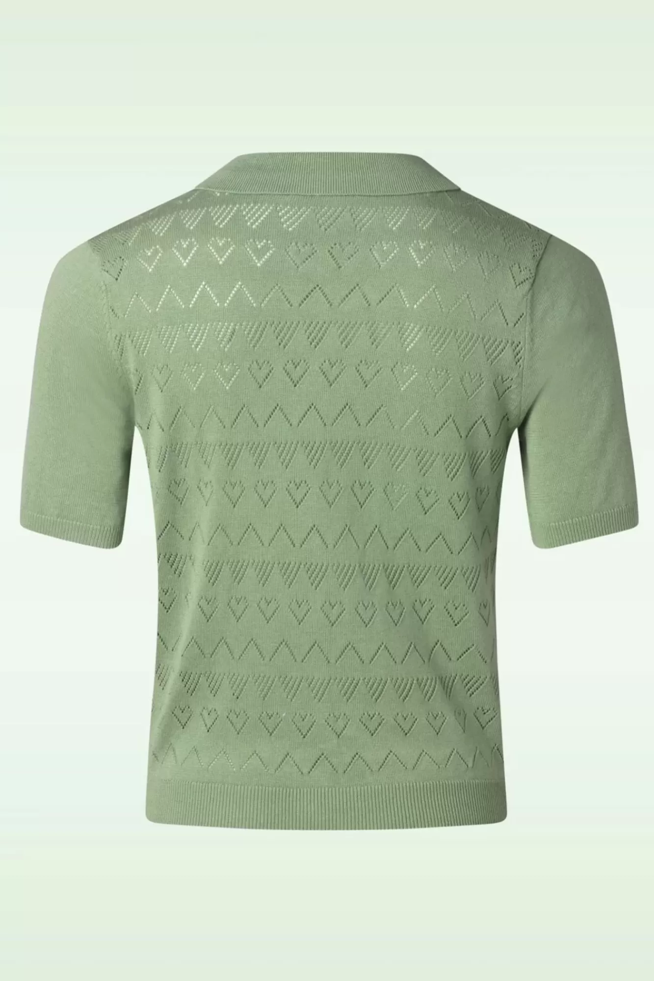 Banned Retro Heart Waves Cardigan In Groen | Vrouwen Vestjes
