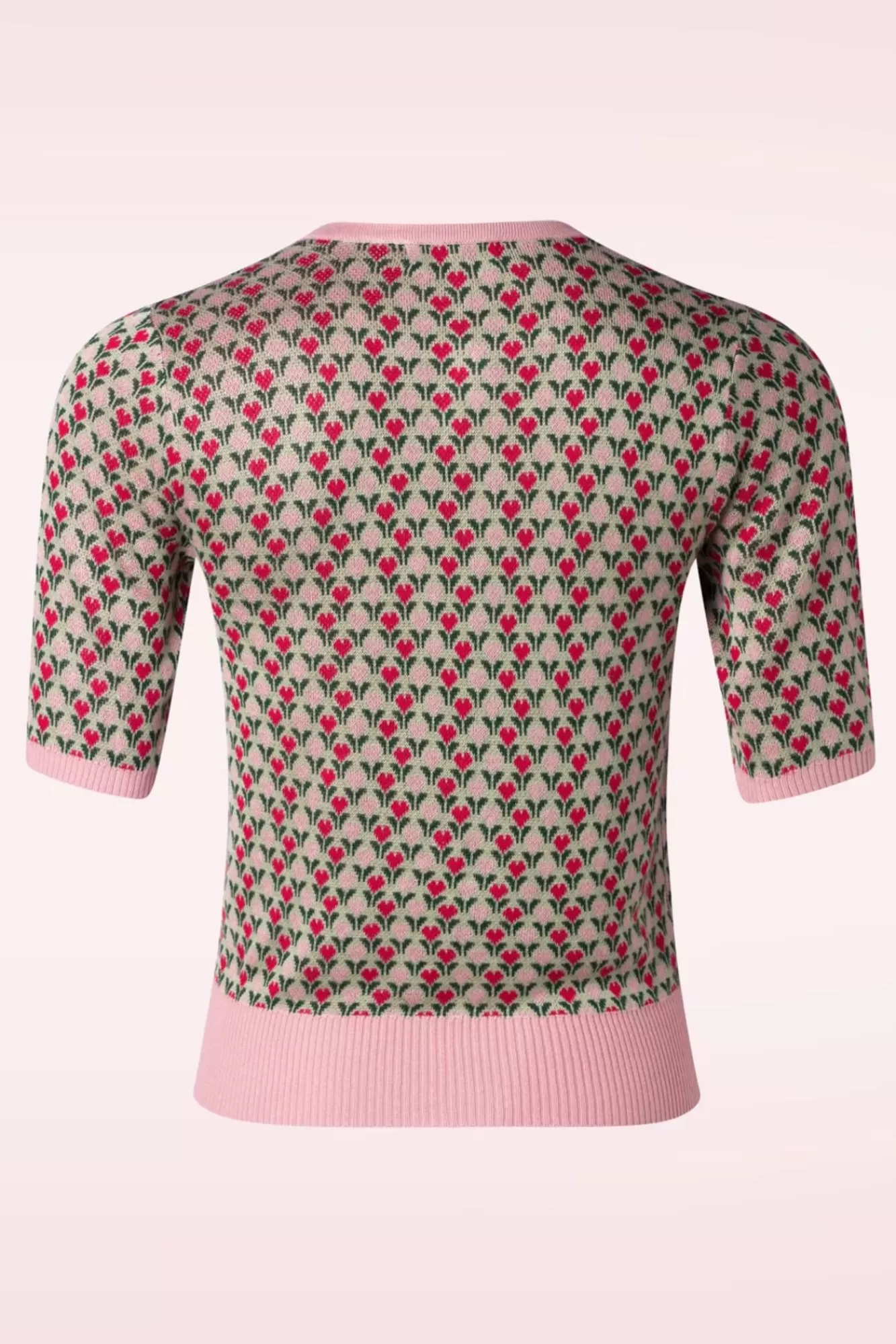 Banned Retro Heart Wonders Cardigan In Saliegroen | Vrouwen Vestjes