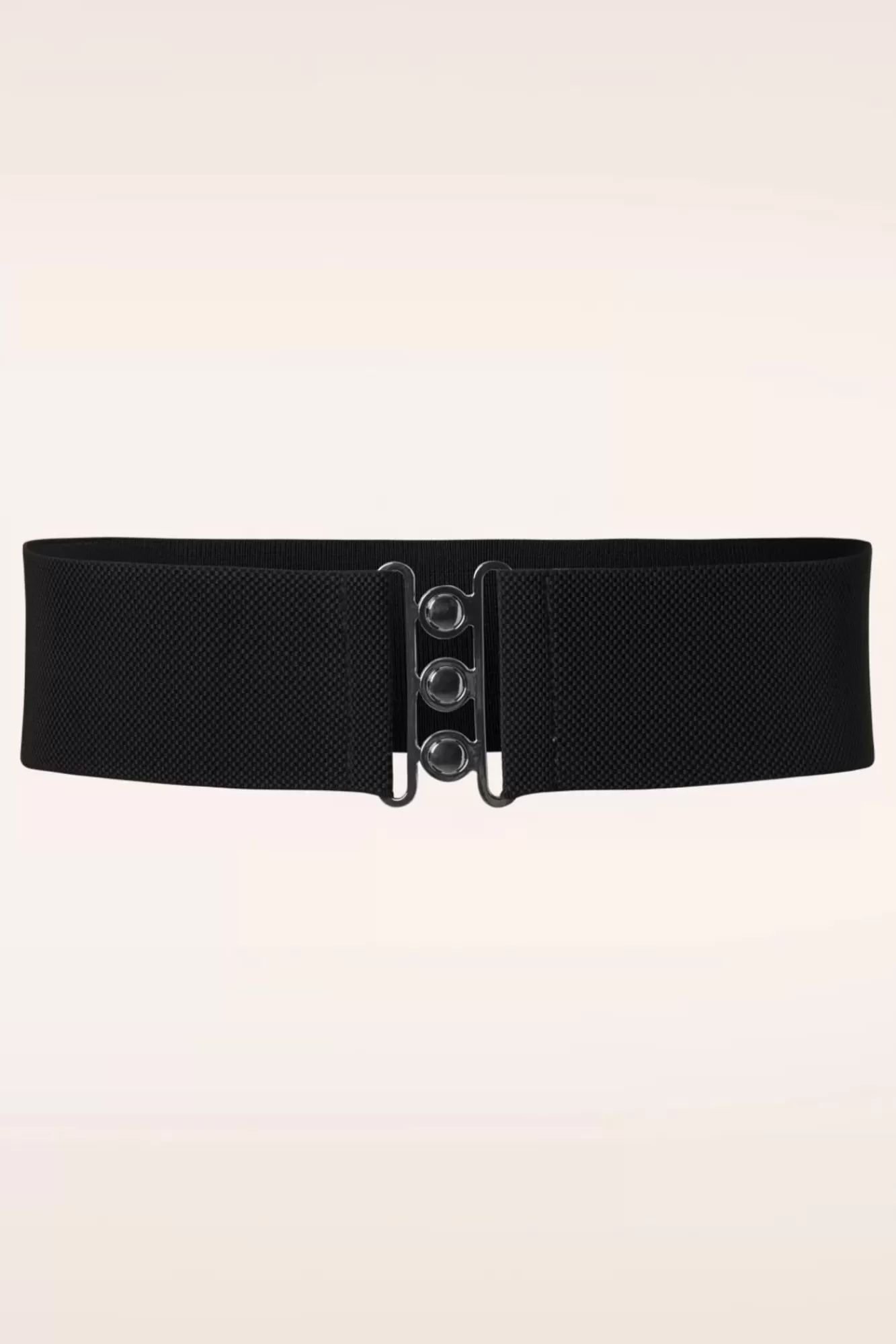Banned Retro Lauren Vintage Stretchriem In Zwart | Vrouwen Riemen
