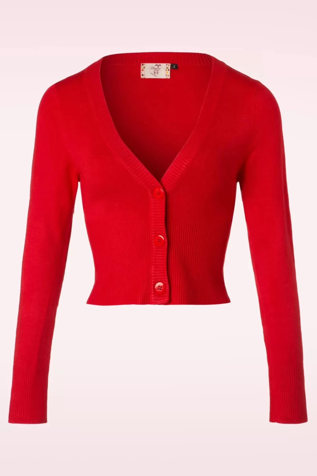 Banned Retro Let'S Go Dancing Vest In Lipstick Red | Vrouwen Vestjes