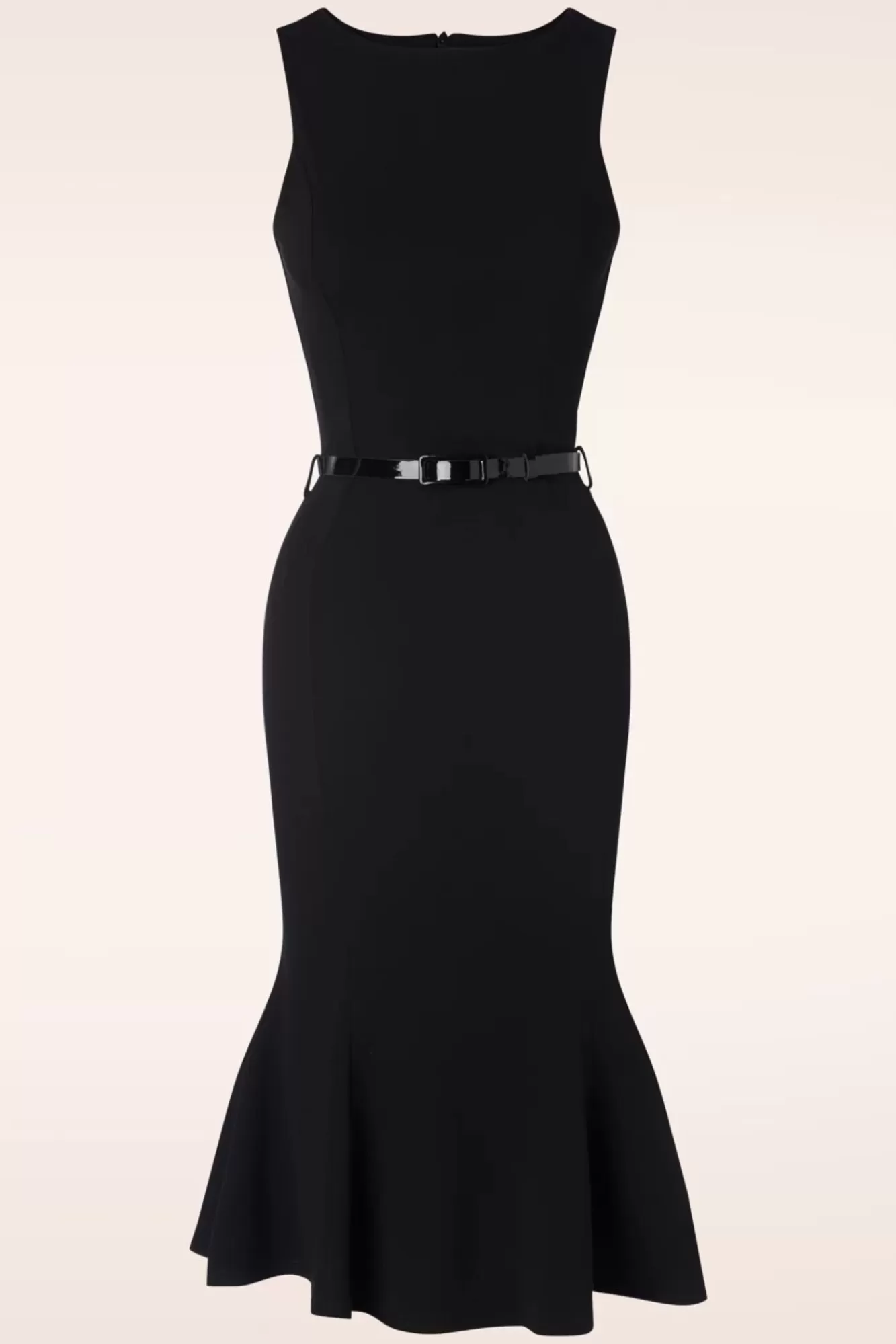 Vintage Chic for Topvintage Lexi Pencil Jurk In Zwart | Vrouwen Plus Size Jurken