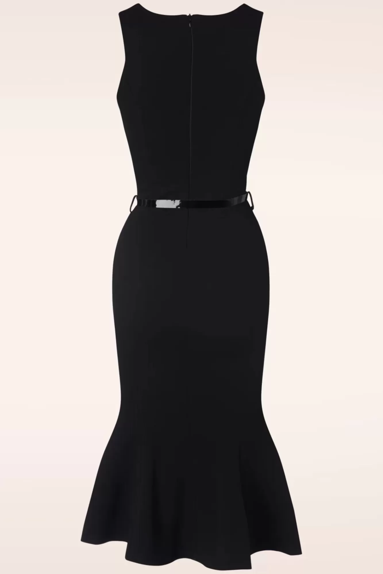 Vintage Chic for Topvintage Lexi Pencil Jurk In Zwart | Vrouwen Plus Size Jurken