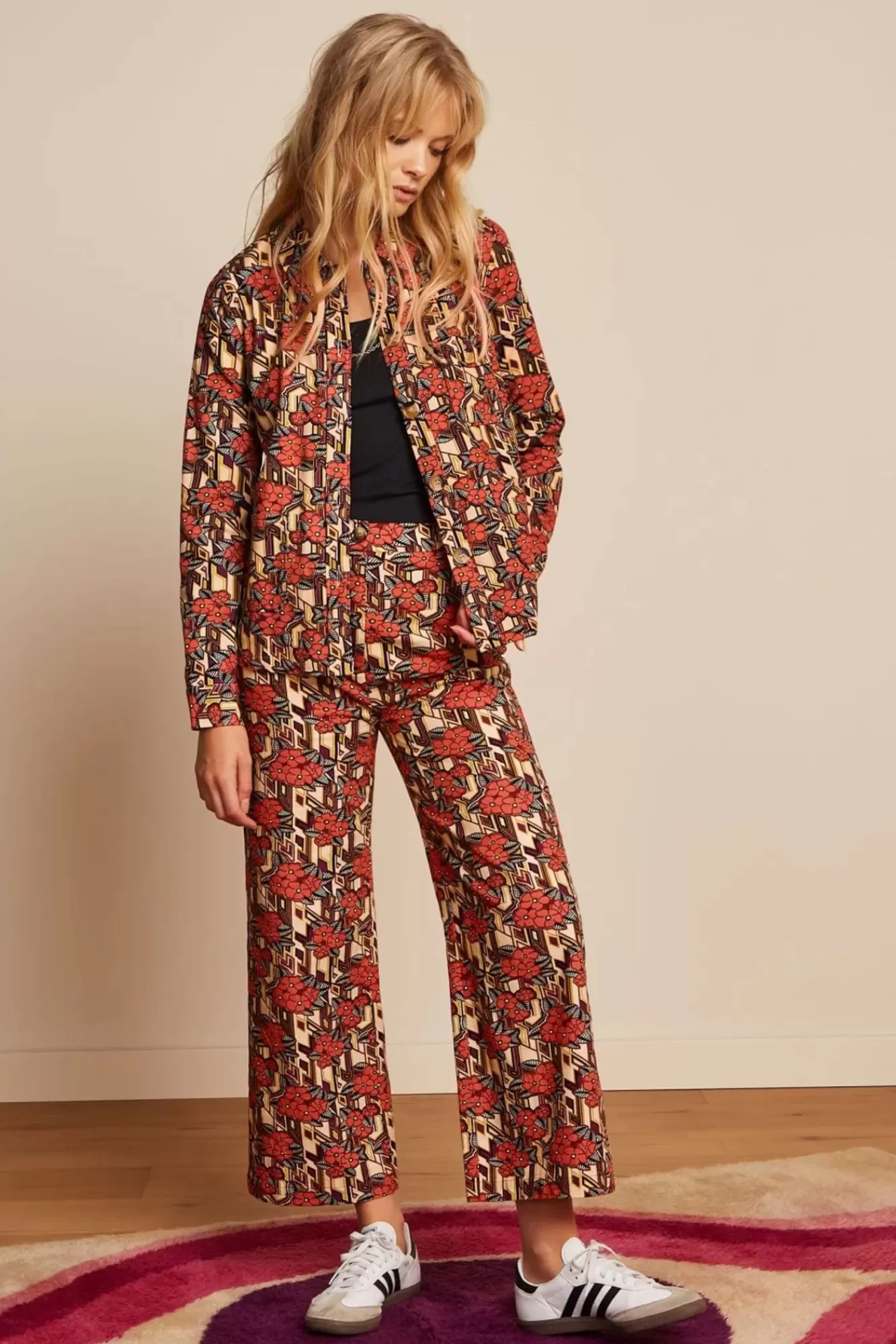 King Louie Marcie Cropped Broek Ryder In Marsepein | Vrouwen Broeken