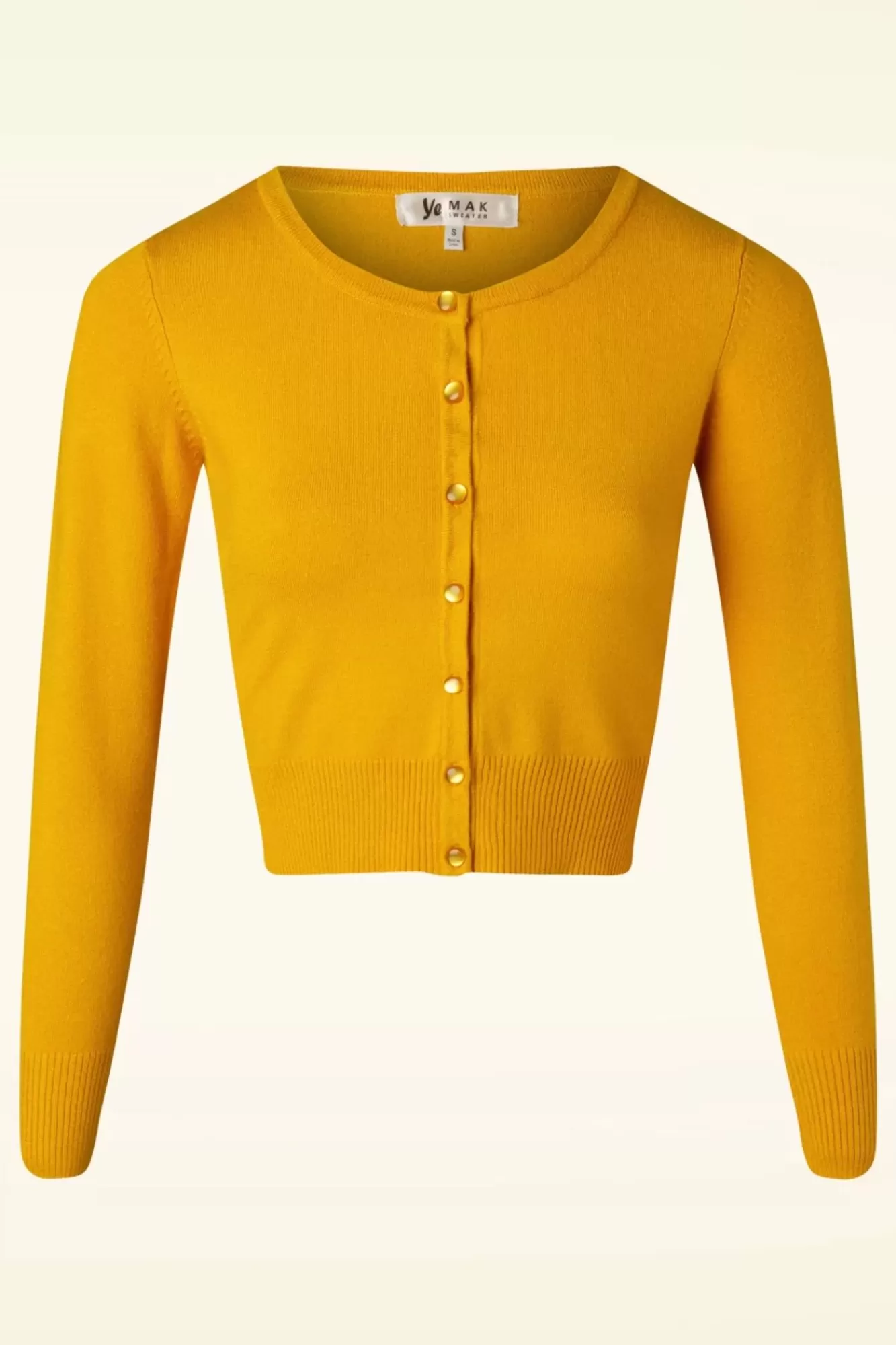 Mak Sweater Nyla Cropped Vest In Honing | Vrouwen Vestjes