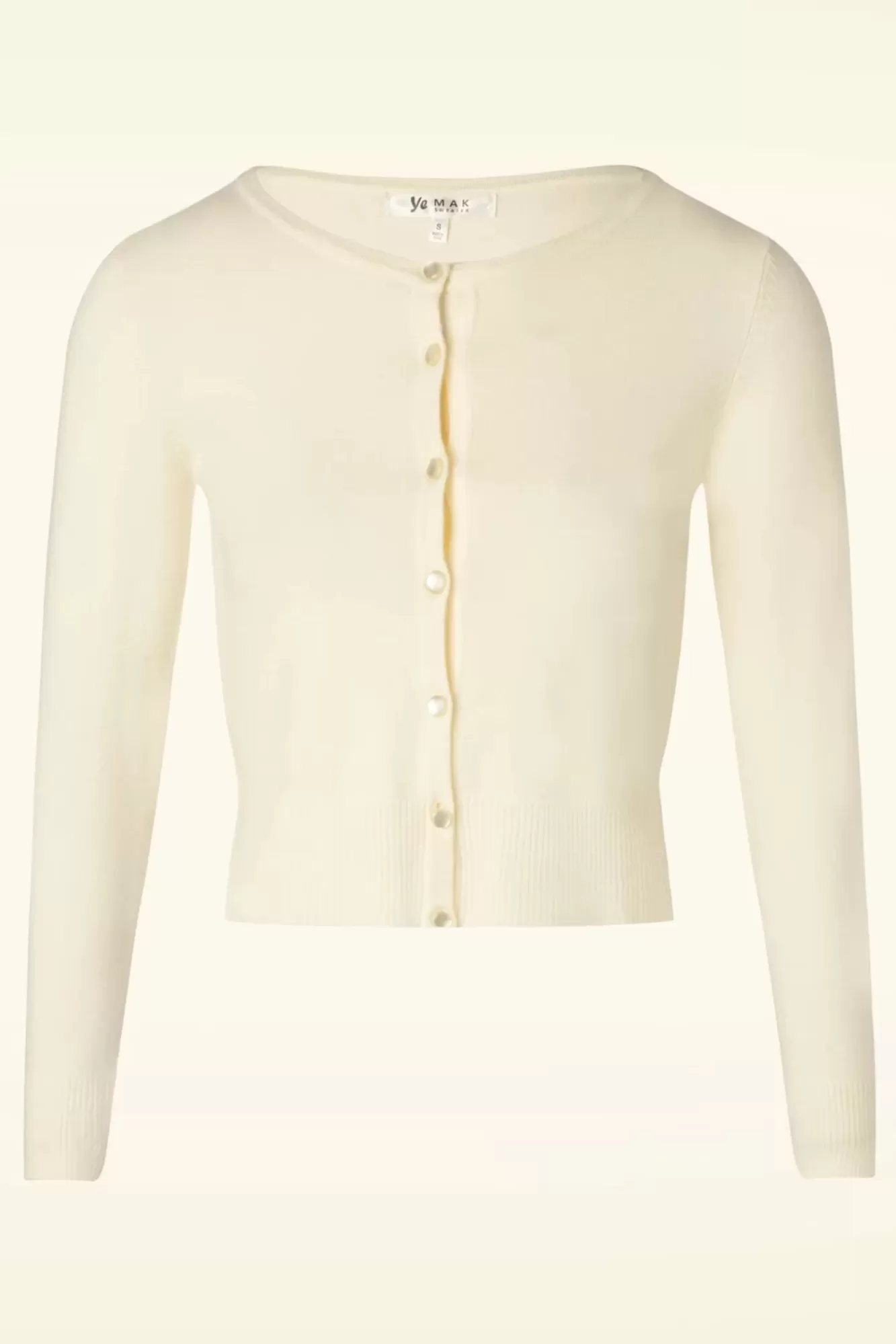 Mak Sweater Nyla Cropped Vest In Ivoor | Vrouwen Vestjes
