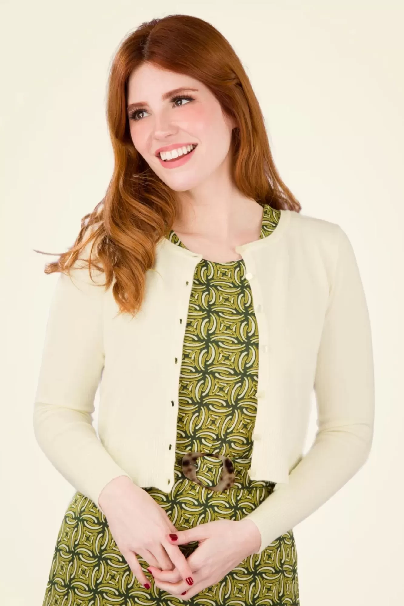Mak Sweater Nyla Cropped Vest In Ivoor | Vrouwen Vestjes
