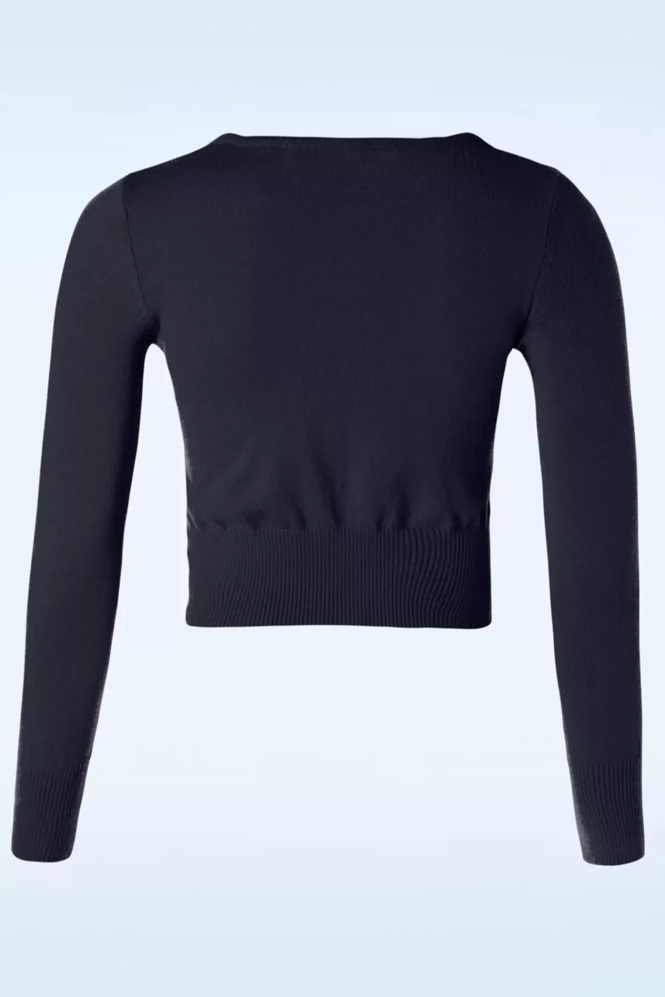 Mak Sweater Nyla Cropped Vest In Marineblauw | Vrouwen Vestjes