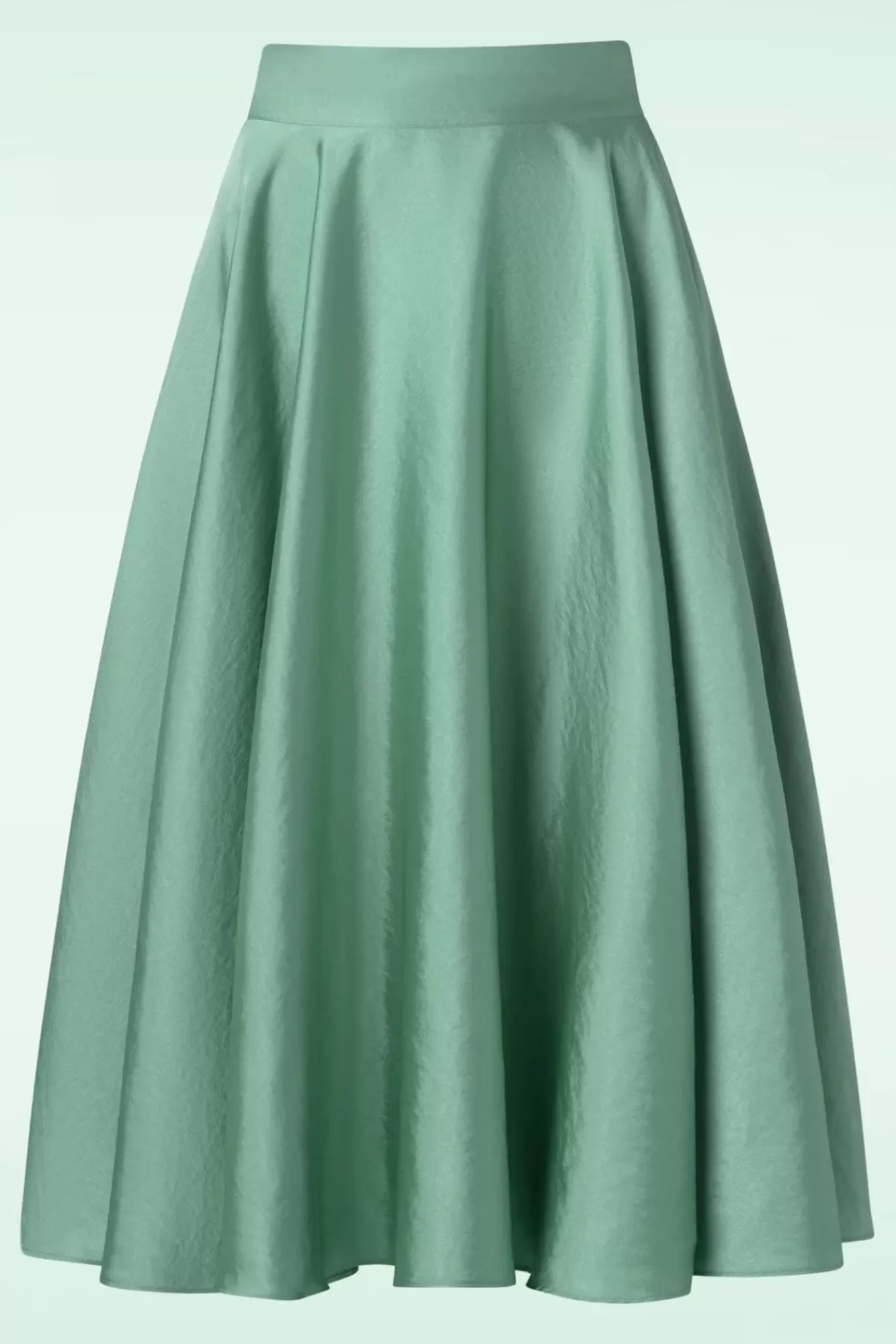 Banned Retro Summer Silky Rok In Mintgroen | Vrouwen Rokken