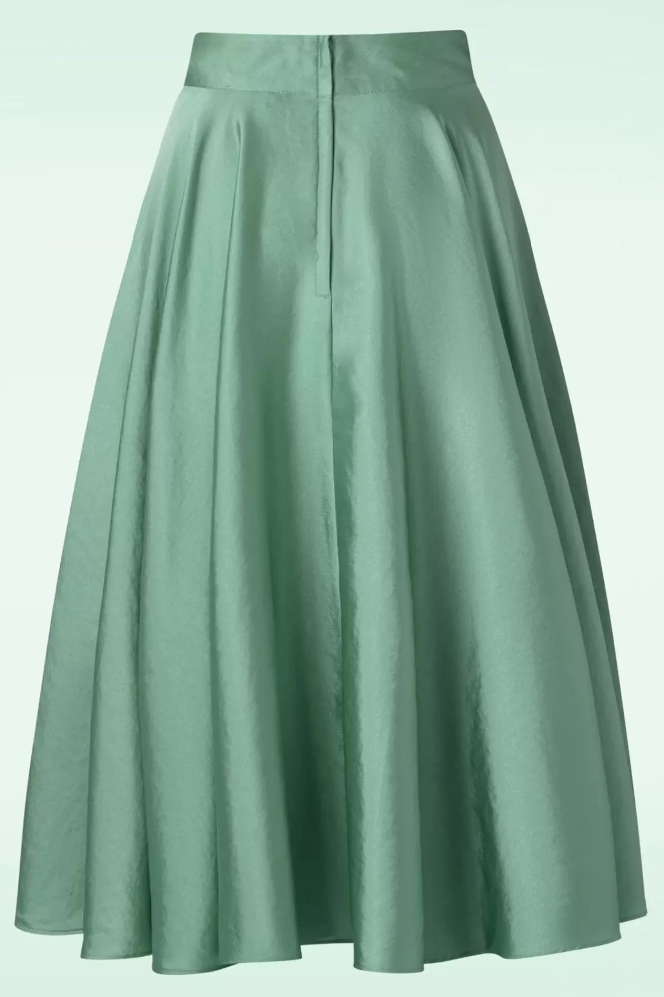 Banned Retro Summer Silky Rok In Mintgroen | Vrouwen Rokken